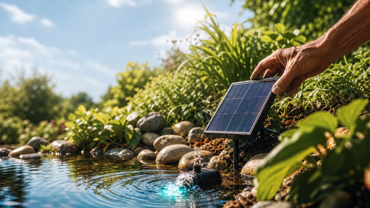Pompe pour bassin solaire : le guide pour bien choisir