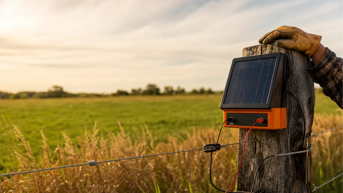 Clôture électrique solaire : guide pour choisir et installer