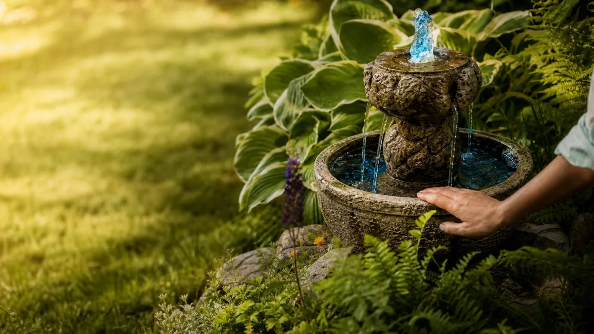 Fontaine solaire de jardin : bien choisir son modèle autonome