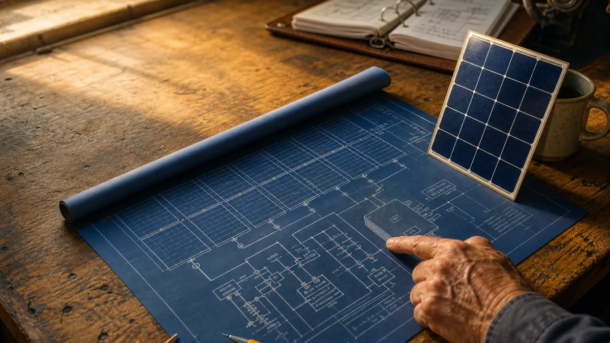 Schéma installation photovoltaïque : guide technique 2026