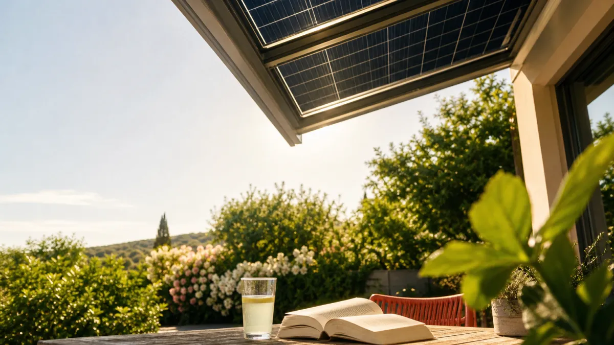 Auvent solaire photovoltaïque : guide complet et avantages