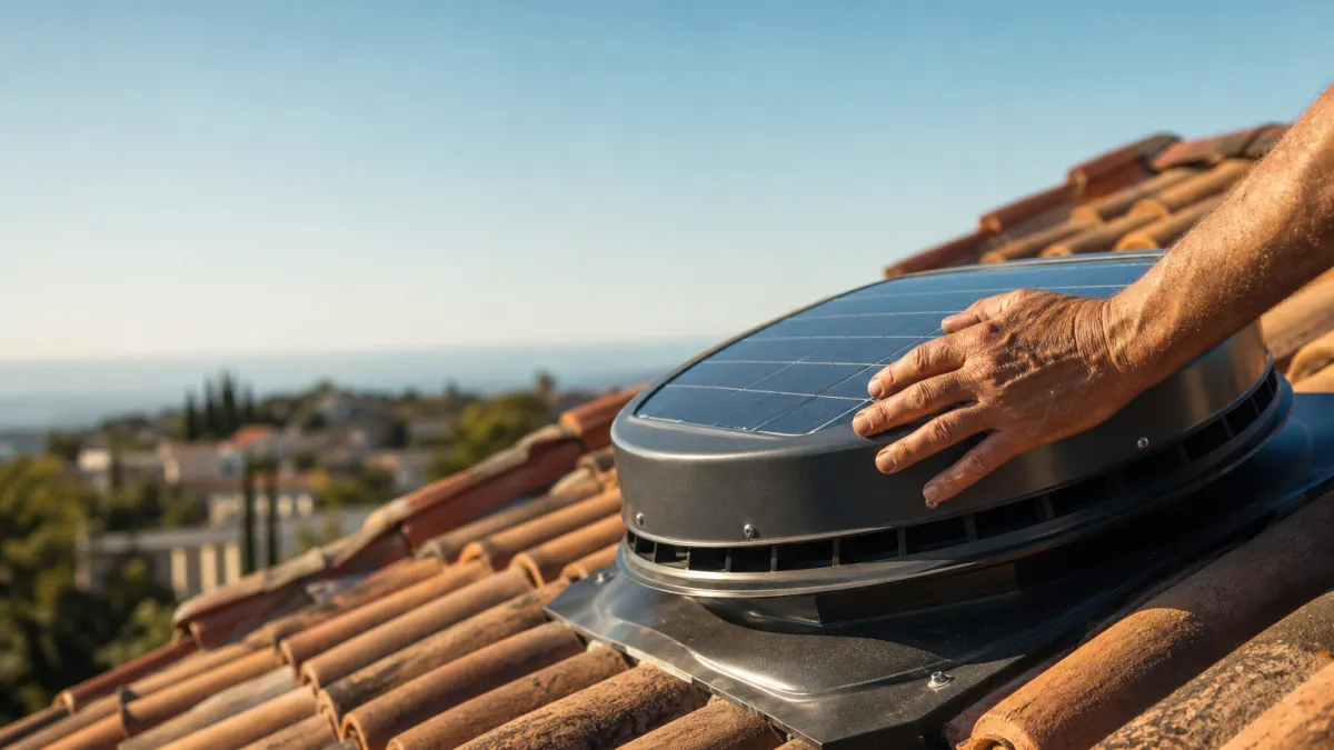 Extracteur d'air solaire : ventilez votre maison gratuitement